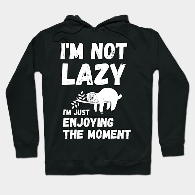 I'm not lazy - energy saving mode - sarcastic saying Hoodie by mo_allashram